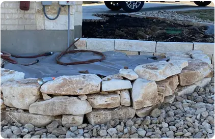 clc-tx: Limestone-Retaining-Wall